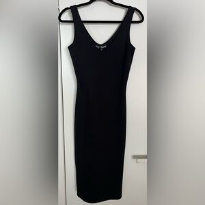 Betsey Johnson Vintage yet Timeless Black Midi Dress